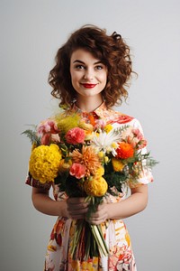 Portrait flower dress adult. 