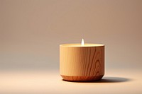 Candle lighting wood simplicity. AI generated Image by rawpixel.