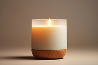 Candle lighting wood illuminated. AI generated Image by rawpixel.