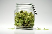 Jar bud container medicine. 