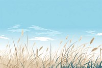 Grass sky backgrounds outdoors. AI generated Image by rawpixel.