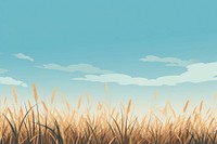 Grass sky backgrounds landscape. AI generated Image by rawpixel.