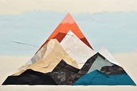 Art mountain painting tranquility. AI generated Image by rawpixel.