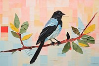 Bird art painting animal. 