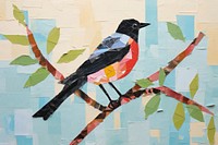 Bird art painting animal. 