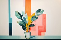 Plant art painting leaf. AI generated Image by rawpixel.
