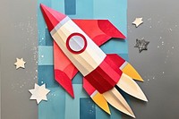 Art origami rocket paper. AI generated Image by rawpixel.