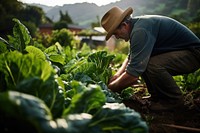 Vegetable garden harvesting gardening. AI generated Image by rawpixel.