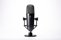 Microphone studio white background technology. 