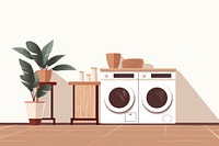 Laundry appliance dryer room. AI generated Image by rawpixel.