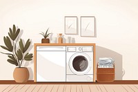 Laundry appliance dryer room. AI generated Image by rawpixel.