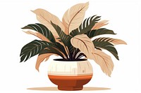 Plant houseplant leaf art. AI generated Image by rawpixel.