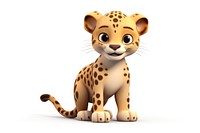 Leopard wildlife cheetah cartoon. 