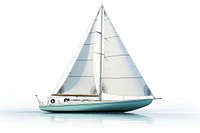 Boat sailboat vehicle sailing. AI generated Image by rawpixel.