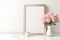 Rose flower plant frame. 