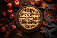 Pie dessert produce apple. AI generated Image by rawpixel.