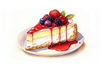 Cake cheesecake dessert berry. 