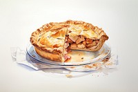 Pie dessert pastry plate. AI generated Image by rawpixel.