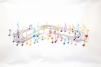 Drawing music paper line. AI generated Image by rawpixel.