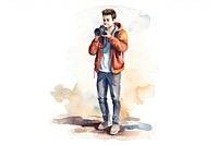 Photographer footwear portrait jeans. AI generated Image by rawpixel.