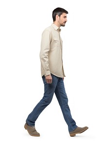 Walking footwear sleeve jeans. AI generated Image by rawpixel.