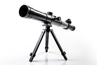 Telescope white background technology binoculars. 