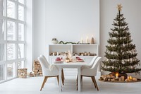 Christmas table tree furniture. 