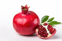 Pomegranate fruit apple plant. 