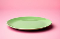 Plate platter green pink. AI generated Image by rawpixel.
