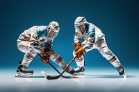 Hockey sports helmet player. AI generated Image by rawpixel.