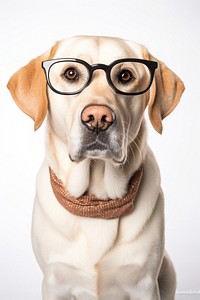 Glasses animal mammal pet. 