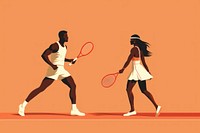 Tennis footwear sports racket. AI generated Image by rawpixel.