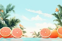 Summer grapefruit outdoors nature. AI generated Image by rawpixel.