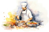 Cooking adult food meal. AI generated Image by rawpixel.