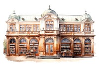 Architecture building library house. AI generated Image by rawpixel.