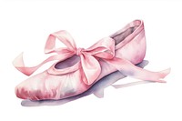 Shoe footwear ballet pink. AI generated Image by rawpixel.