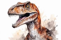 Dinosaur reptile animal representation. AI generated Image by rawpixel.