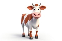 Cow livestock cartoon mammal. AI generated Image by rawpixel.