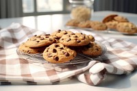 Cookie table chocolate biscuit. 