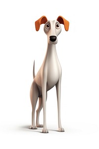 Cartoon mammal animal hound. AI generated Image by rawpixel.