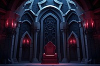 Throne spirituality architecture illuminated. AI generated Image by rawpixel.