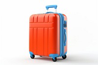 Luggage suitcase white background briefcase. AI generated Image by rawpixel.