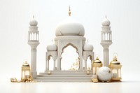 Architecture building white dome. AI generated Image by rawpixel.