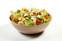 Salad vegetable food white background. AI generated Image by rawpixel.