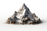 Mountain outdoors nature ice. AI generated Image by rawpixel.