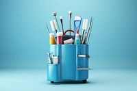 Tool toothbrush container variation. AI generated Image by rawpixel.