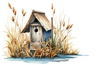 House architecture birdhouse building. AI generated Image by rawpixel.