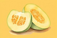 Food cantaloupe melon fruit. AI generated Image by rawpixel.