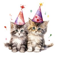 Kitten birthday mammal animal. AI generated Image by rawpixel.