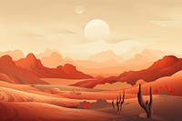 Desert landscape outdoors nature. 